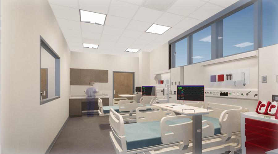 SIM lab rendering